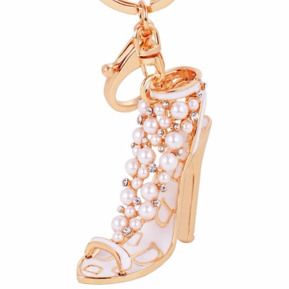 Cute Nation Accessories - NEW Pearl Heels Hanbag Charm / keychain 47